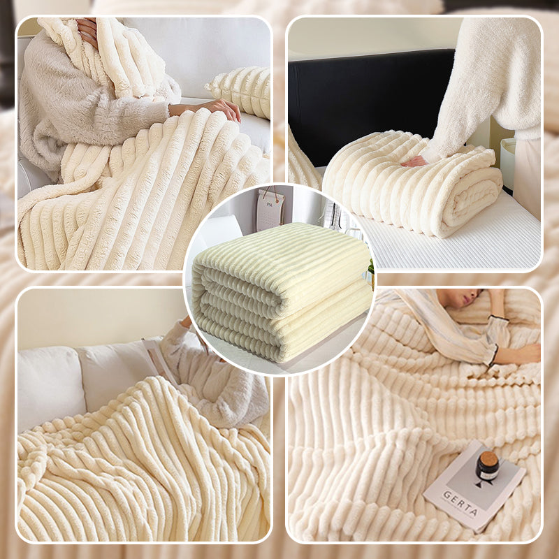🛋️ 50% RABATT! 🛏️Dicke Plüschdecke mit Kaninchenmotiv und Milchvelours-Bezug🫧Kuscheln Sie sich in ultimativen Komfort🫧