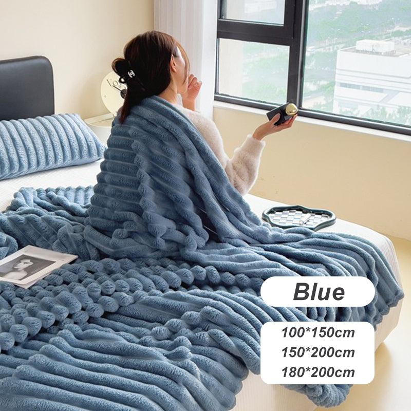 🛋️ 50% RABATT! 🛏️Dicke Plüschdecke mit Kaninchenmotiv und Milchvelours-Bezug🫧Kuscheln Sie sich in ultimativen Komfort🫧