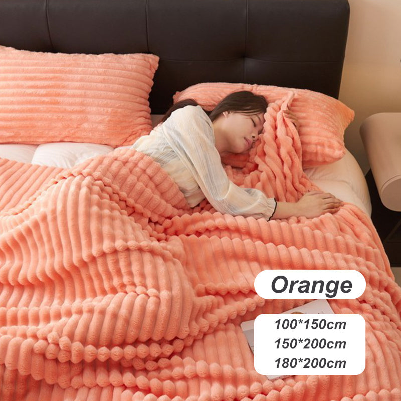 🛋️ 50% RABATT! 🛏️Dicke Plüschdecke mit Kaninchenmotiv und Milchvelours-Bezug🫧Kuscheln Sie sich in ultimativen Komfort🫧