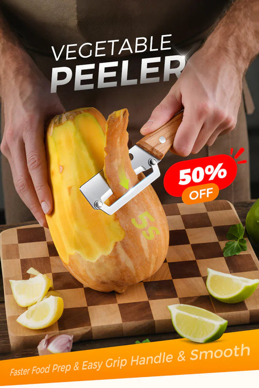 🔥50 % Rabatt!🔪🥒Verdickter Edelstahl-Schäler – Scharf & Ergonomisch