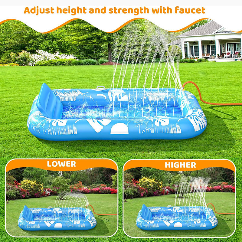 🏊 56% RABATT! 🥳 Aufblasbare Bräu-Liege – Automatische Sprühkühlung & abnehmbares Kissen – Getränkehalter & Sicherheitsgriffe – perfekt für Garten, Pool oder Strand – ideal für zwei Erwachsene 💦