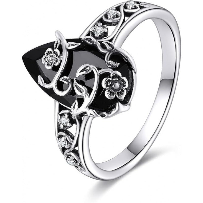 💍 60% RABATT! 🌸 Böhmischer Vintage-Blumenranken-Ring – Aufwendiges Filigranes Durchbruchmuster, Exquisite Handwerkskunst & Zeitloses Design ✨