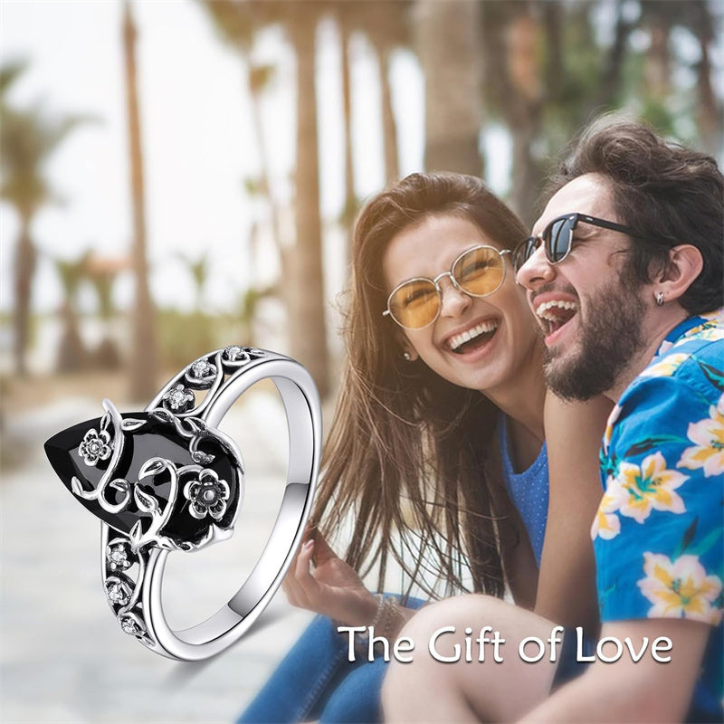 💍 60% RABATT! 🌸 Böhmischer Vintage-Blumenranken-Ring – Aufwendiges Filigranes Durchbruchmuster, Exquisite Handwerkskunst & Zeitloses Design ✨
