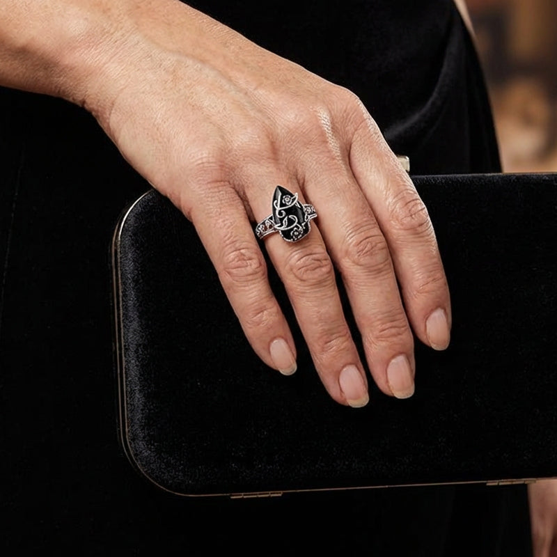 💍 60% RABATT! 🌸 Böhmischer Vintage-Blumenranken-Ring – Aufwendiges Filigranes Durchbruchmuster, Exquisite Handwerkskunst & Zeitloses Design ✨