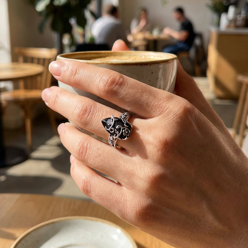 💍 60% RABATT! 🌸 Böhmischer Vintage-Blumenranken-Ring – Aufwendiges Filigranes Durchbruchmuster, Exquisite Handwerkskunst & Zeitloses Design ✨