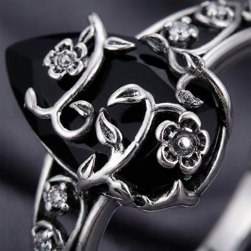 💍 60% RABATT! 🌸 Böhmischer Vintage-Blumenranken-Ring – Aufwendiges Filigranes Durchbruchmuster, Exquisite Handwerkskunst & Zeitloses Design ✨