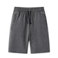 Herren-Sommer-Outdoor-Freizeit-Shorts fürs Fitnessstudio, schlichter Stil, figurbetont, einfarbig, bequem und stilvoll