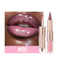 2-in-1 matter Lipliner & glänzender Lipgloss