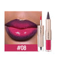 2-in-1 matter Lipliner & glänzender Lipgloss