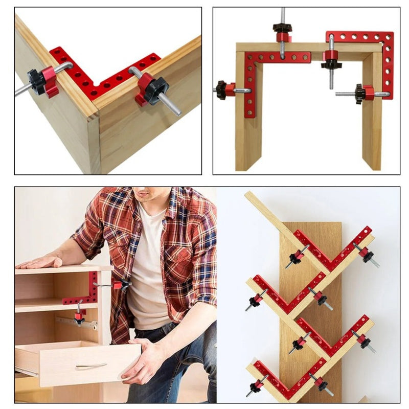 🔧Zeitlich begrenztes Angebot- 90° Positionierwinkel & Rechtwinkel-Klemmen Set