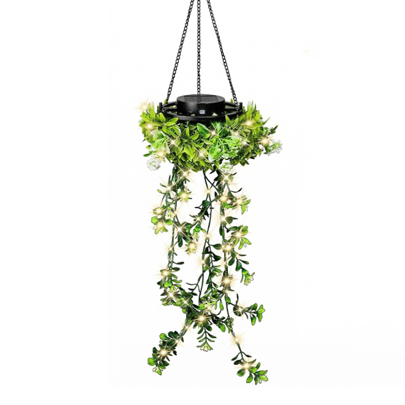 ☀️ 50 % Rabatt – Solar-Efeu-Lichterkette mit künstlichen Blättern – wasserdicht, 8 Beleuchtungsmodi & flexibel – perfekt für Garten, Balkon & Wanddekoration 🌿💡