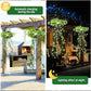 ✨Solarbetriebene Hängelampe aus Milangras🌿Gestalte deinen eigenen gemütlichen Garten💡