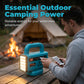 ⚡ 50% RABATT! 💡 Tragbarer Wechselrichter mit LED-Arbeitsleuchte – Leistungsstark, Kompakt & Ideal Für Camping, Reisen & Notfälle 🏕️