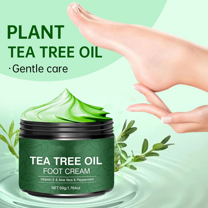 ✨💝Beruhigende Fußcreme mit Aloe Vera & Teebaumöl