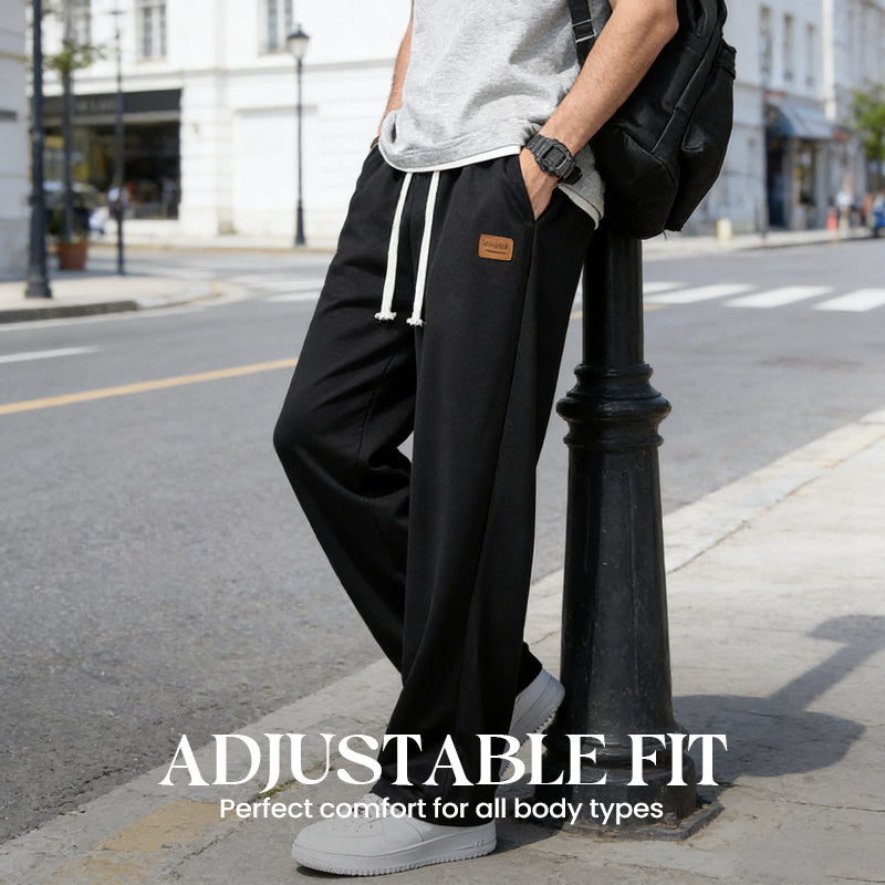Lässige, leichte, schnelltrocknende Stretch-Herrenhose mit geradem Bein