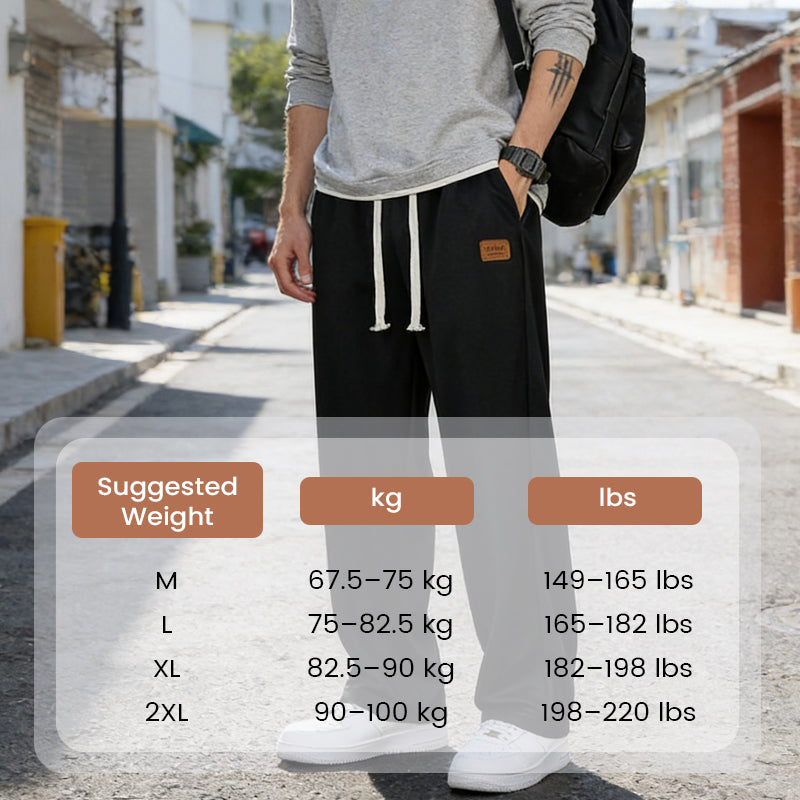 Lässige, leichte, schnelltrocknende Stretch-Herrenhose mit geradem Bein