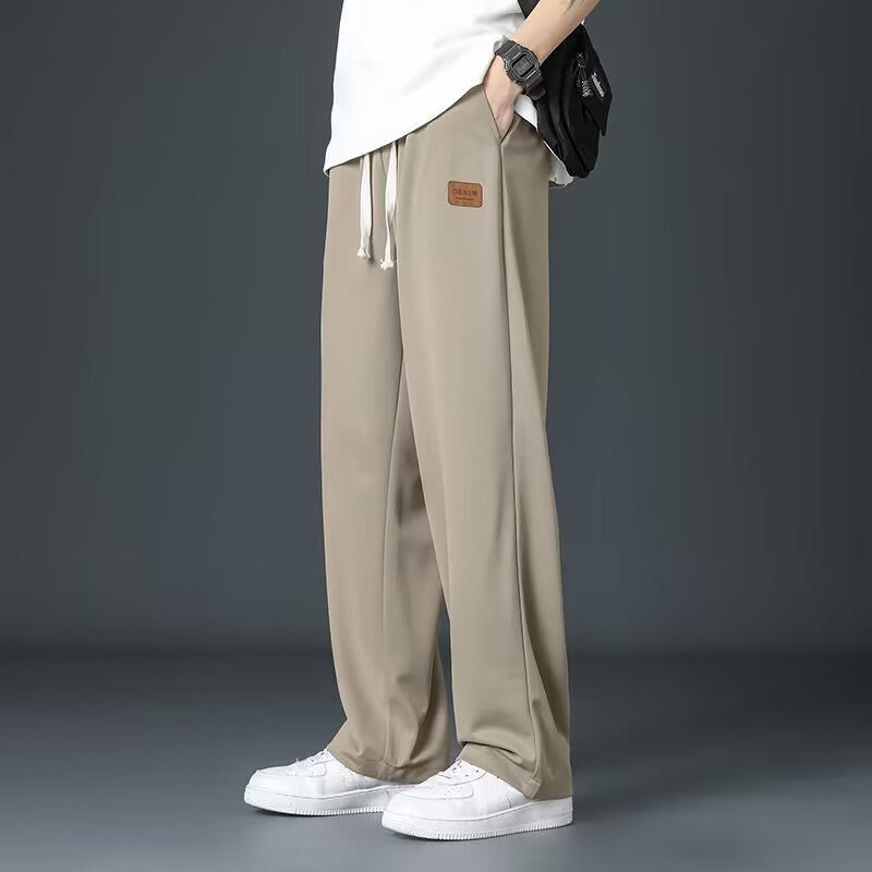 Lässige, leichte, schnelltrocknende Stretch-Herrenhose mit geradem Bein