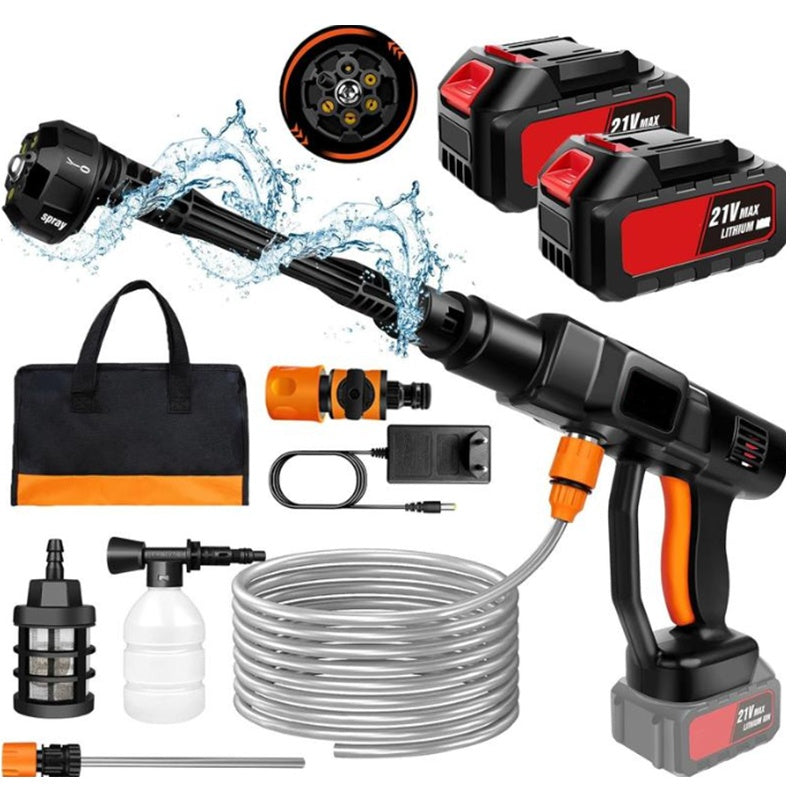 🔫 【Limitiertes Angebot – 50% Rabatt】🚗 Kabelloser Hochdruckreiniger – Akkubetrieben & kompakt – Ideal für Auto, Fahrrad oder Terrasse – mobil, leistungsstark & einfach zu bedienen 💦✨🌿