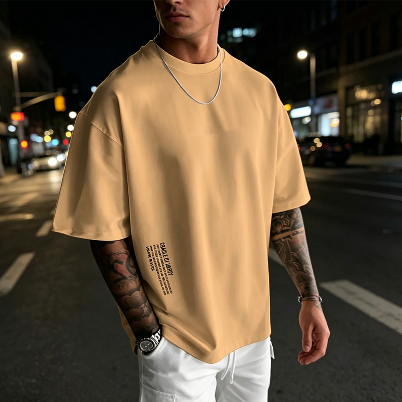 📢📢50 % Rabatt!! ⏰Herren Urban Style Loose Fit Kurzarm-Shirt