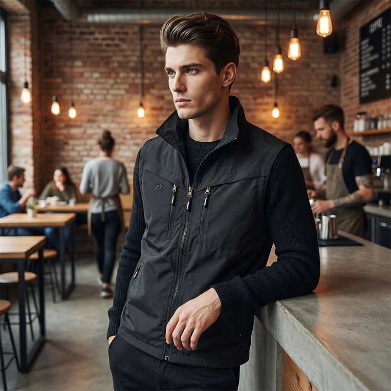 🧥 50% RABATT! 🏞️ Herren Outdoor-Weste mit Mehreren Taschen – Leicht, Strapazierfähig & Ideal Für Wandern & Reisen 🧗‍♂️