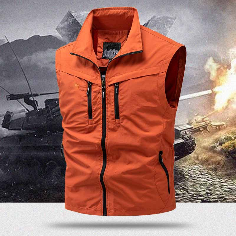 🧥 50% RABATT! 🏞️ Herren Outdoor-Weste mit Mehreren Taschen – Leicht, Strapazierfähig & Ideal Für Wandern & Reisen 🧗‍♂️