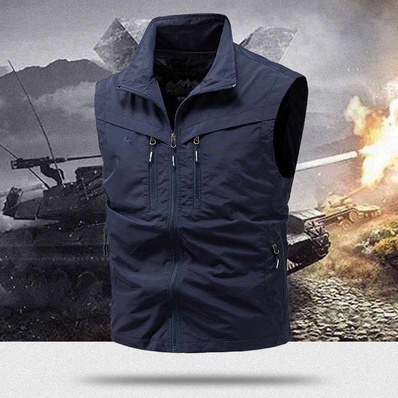 🧥 50% RABATT! 🏞️ Herren Outdoor-Weste mit Mehreren Taschen – Leicht, Strapazierfähig & Ideal Für Wandern & Reisen 🧗‍♂️