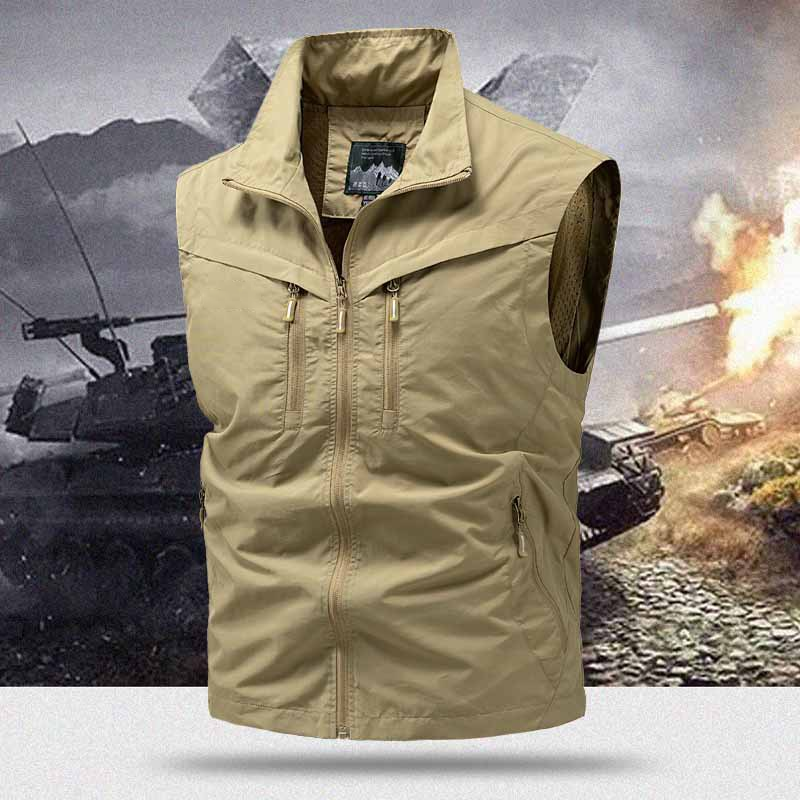 🧥 50% RABATT! 🏞️ Herren Outdoor-Weste mit Mehreren Taschen – Leicht, Strapazierfähig & Ideal Für Wandern & Reisen 🧗‍♂️