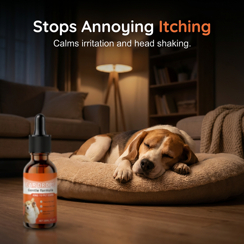 🐶Milde Ohrentropfen für die tägliche Pflege von Katzen und Hunden