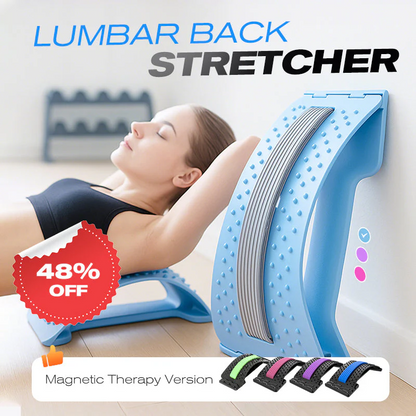 💐 SONDERANGEBOT – 55 % Rabatt! Hochwertiger magnetischer Lendenwirbelstrecker – sanfte Akupunkturmassage, atmungsaktiver Stoff