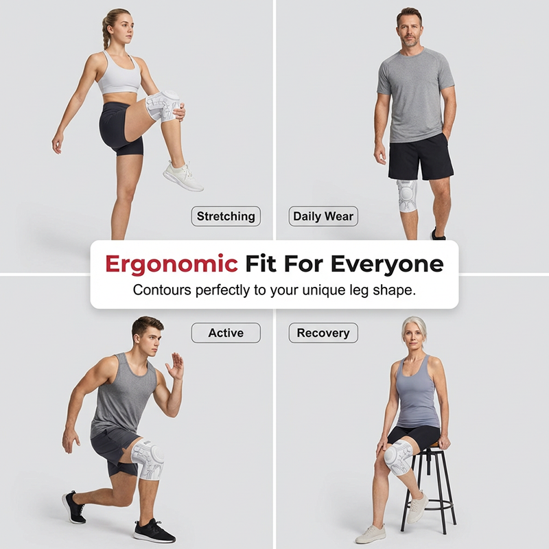 🦵 50% RABATT! 💪 Intelligente Kniebandage – Verstellbare Kompression & ergonomisch ✨