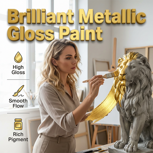 🎨Wasserbasierter Metallic-Glanzlack✨🖌️