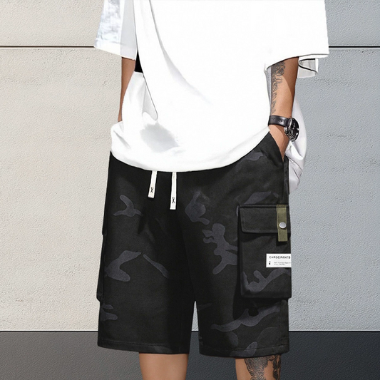 🩳 49% RABATT! 🌿 Herren Cargo-Shorts im Camouflage-Look mit Kordelzug – Leicht, Strapazierfähig & Perfekt Für Outdoor-Aktivitäten & Den Alltag 🏕️