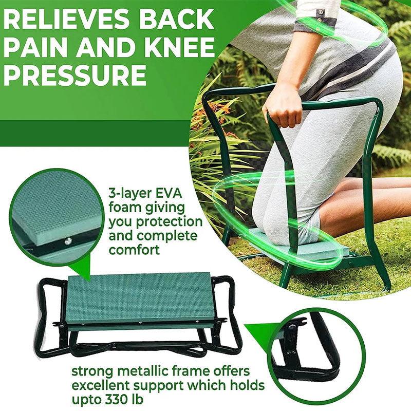 🧑‍🌾🛠️ LIMITIERTE AUFLAGE – 50% RABATT! Gartenhocker zum Sitzen & Knien – Klappbar, stabil, ergonomisch – Schont Knie & Rücken, ideal für Unkraut & Beete – Inkl. Aufbewahrungstasche & Tragegriff ✨
