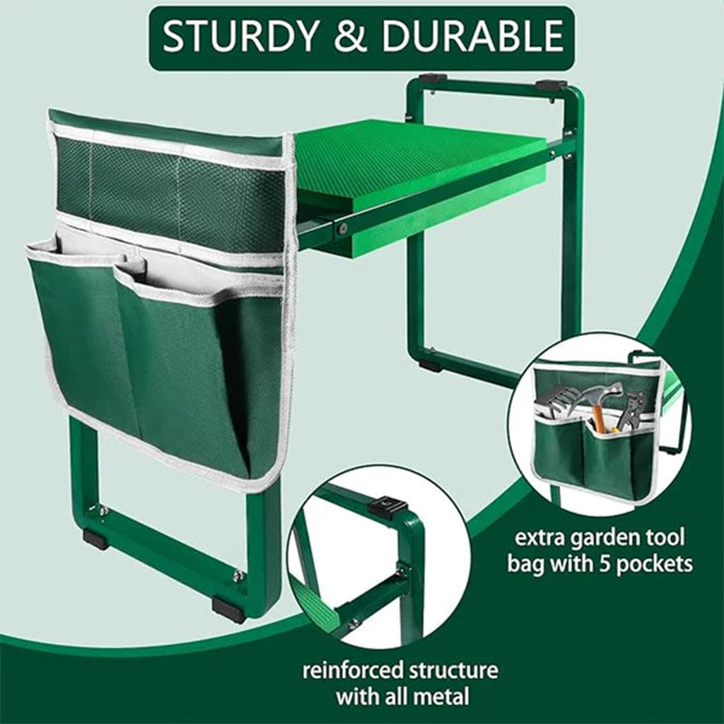 🧑‍🌾🛠️ LIMITIERTE AUFLAGE – 50% RABATT! Gartenhocker zum Sitzen & Knien – Klappbar, stabil, ergonomisch – Schont Knie & Rücken, ideal für Unkraut & Beete – Inkl. Aufbewahrungstasche & Tragegriff ✨