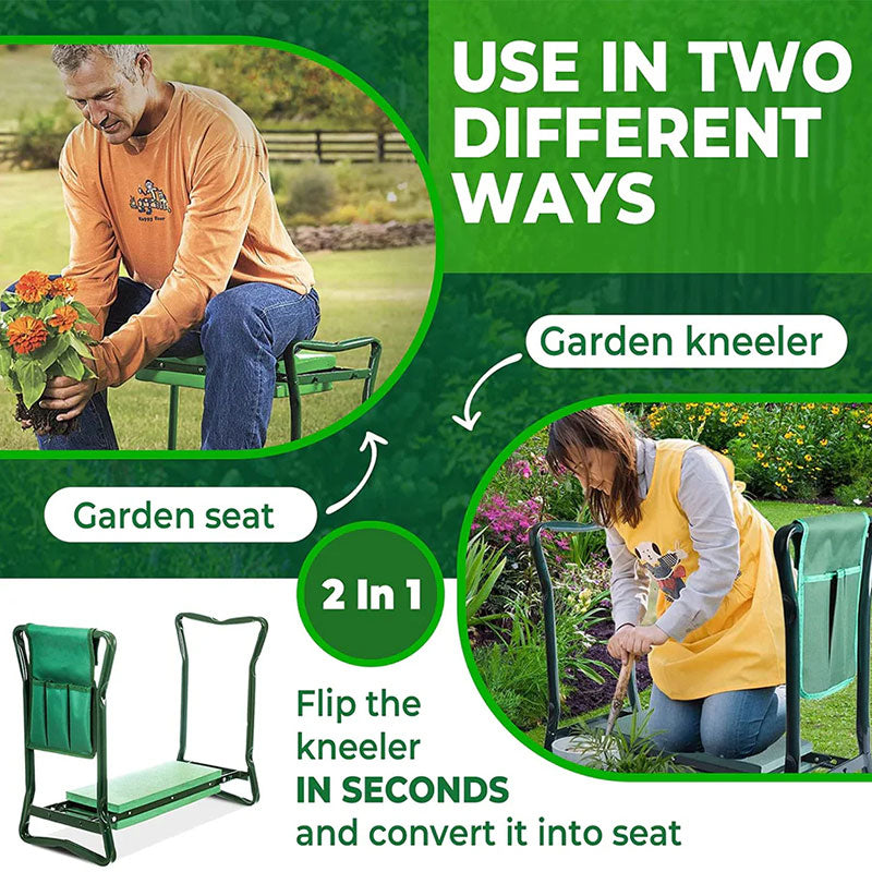 🧑‍🌾🛠️ LIMITIERTE AUFLAGE – 50% RABATT! Gartenhocker zum Sitzen & Knien – Klappbar, stabil, ergonomisch – Schont Knie & Rücken, ideal für Unkraut & Beete – Inkl. Aufbewahrungstasche & Tragegriff ✨