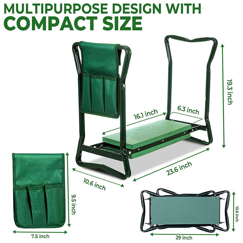 🧑‍🌾🛠️ LIMITIERTE AUFLAGE – 50% RABATT! Gartenhocker zum Sitzen & Knien – Klappbar, stabil, ergonomisch – Schont Knie & Rücken, ideal für Unkraut & Beete – Inkl. Aufbewahrungstasche & Tragegriff ✨