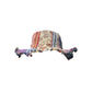 🔥Solange der Vorrat reicht 50 % Rabatt!🎉Bunter Patchwork-Hut aus Hanf mit Pilzmuster und Tasche