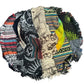 🔥Solange der Vorrat reicht 50 % Rabatt!🎉Bunter Patchwork-Hut aus Hanf mit Pilzmuster und Tasche