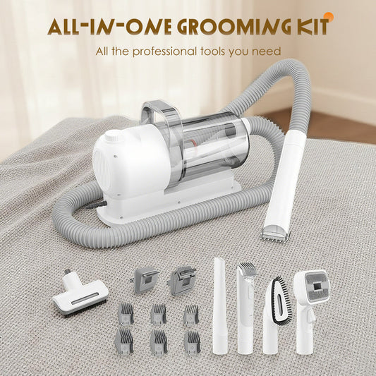 All-in-One Haustierpflege-Staubsauger-Set