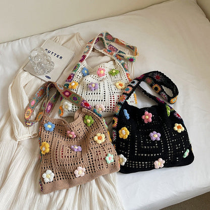 👜 50% RABATT! 🧶 Ethnische Häkel-Umhängetasche für Damen – Handgefertigt, Leicht & Ideal Für Einen Bohemischen Stil Im Urlaub Oder Alltag 🌸