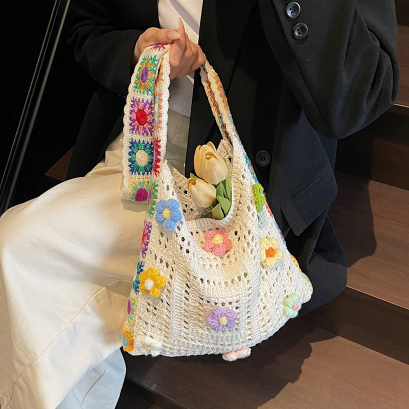 👜 50% RABATT! 🧶 Ethnische Häkel-Umhängetasche für Damen – Handgefertigt, Leicht & Ideal Für Einen Bohemischen Stil Im Urlaub Oder Alltag 🌸