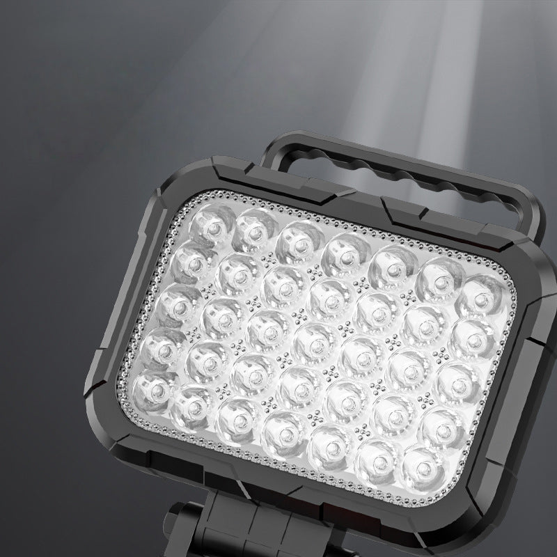 ⏳NUR FÜR KURZE ZEIT: 50 % RABATT!💡 180° drehbare LED-Arbeitsleuchte – mit Dual-USB-Powerbank-Funktion – robust und kabellos – universelle Akkukompatibilität – für Garage, Baustelle und Camping