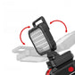 ⏳NUR FÜR KURZE ZEIT: 50 % RABATT!💡 180° drehbare LED-Arbeitsleuchte – mit Dual-USB-Powerbank-Funktion – robust und kabellos – universelle Akkukompatibilität – für Garage, Baustelle und Camping