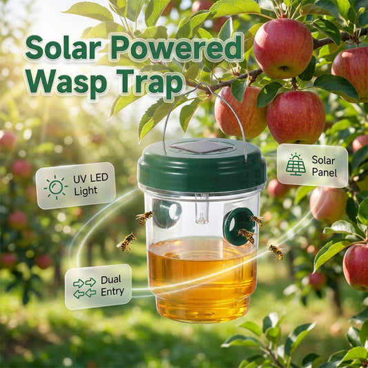Hängende, solarbetriebene Wespenfalle 🐝☀️