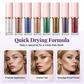 8-teiliges Set mit flüssigem Glitzer-Eyeliner