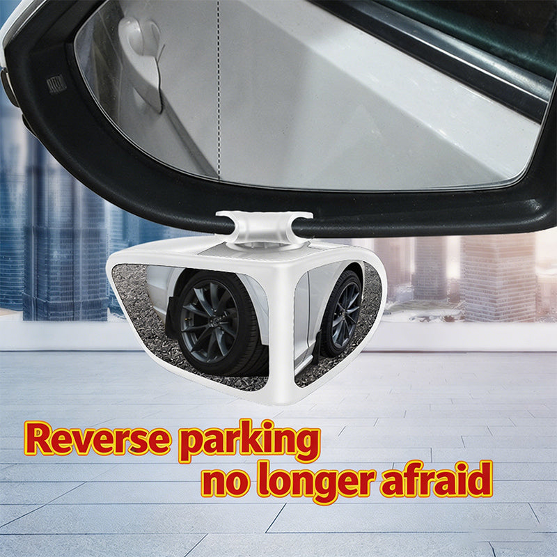 🚗🔥 50% RABATT ⏰ Toter-Winkel-Spiegel mit Dual-Linse – 360° einstellbar & Bordstein-Sicht ✨ mehr Sicherheit beim Spurwechsel & Einparken 🅿️