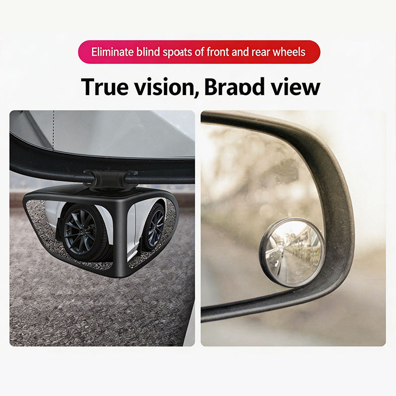 🚗🔥 50% RABATT ⏰ Toter-Winkel-Spiegel mit Dual-Linse – 360° einstellbar & Bordstein-Sicht ✨ mehr Sicherheit beim Spurwechsel & Einparken 🅿️