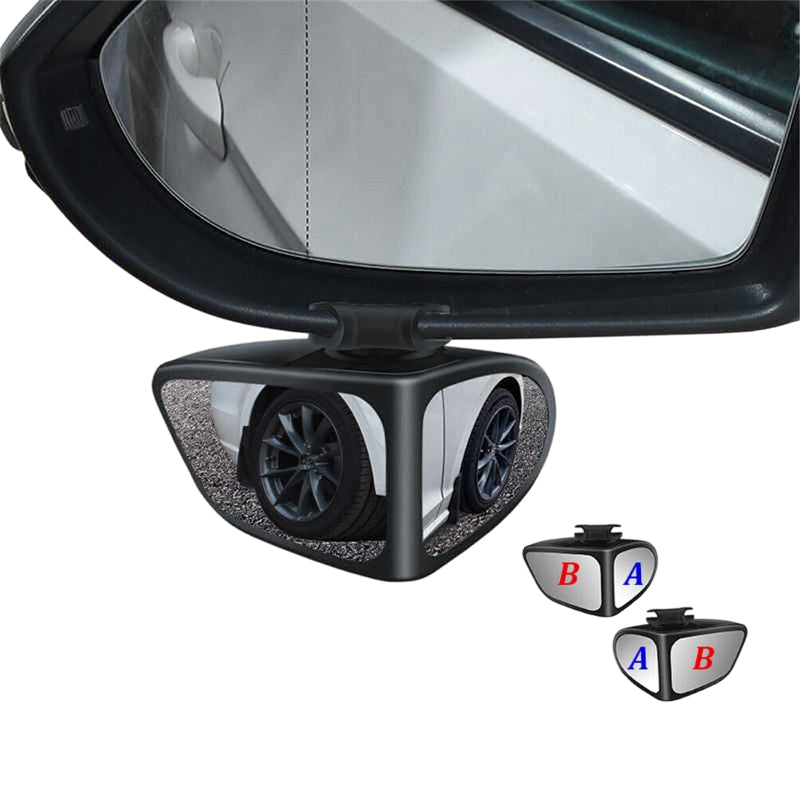 🚗🔥 50% RABATT ⏰ Toter-Winkel-Spiegel mit Dual-Linse – 360° einstellbar & Bordstein-Sicht ✨ mehr Sicherheit beim Spurwechsel & Einparken 🅿️