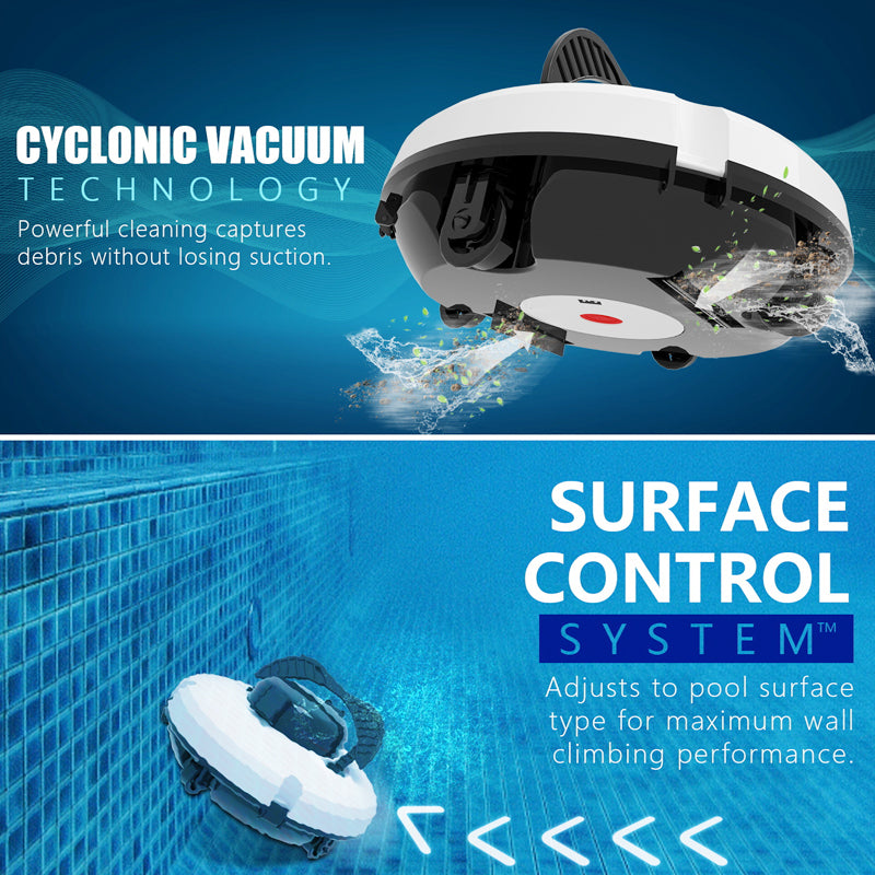 🤖🌊 Kabelloser Poolroboter – Sauberes Wasser ohne Kabel & Schläuche. Automatische Reinigung von Boden, Wänden & Wasserlinie. Einfach einschalten & genießen!