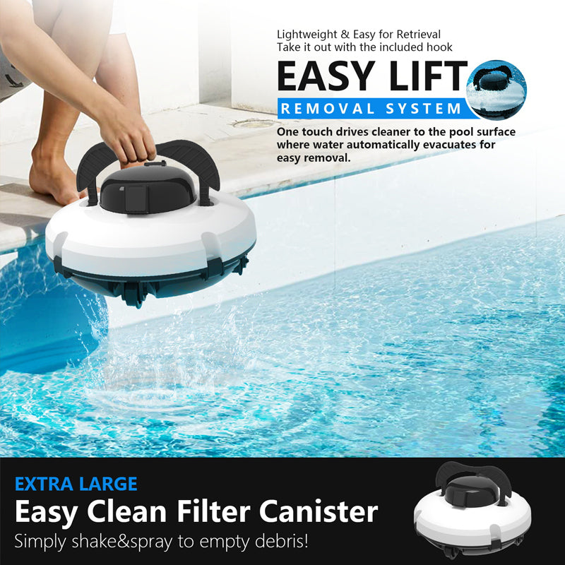 🤖🌊 Kabelloser Poolroboter – Sauberes Wasser ohne Kabel & Schläuche. Automatische Reinigung von Boden, Wänden & Wasserlinie. Einfach einschalten & genießen!